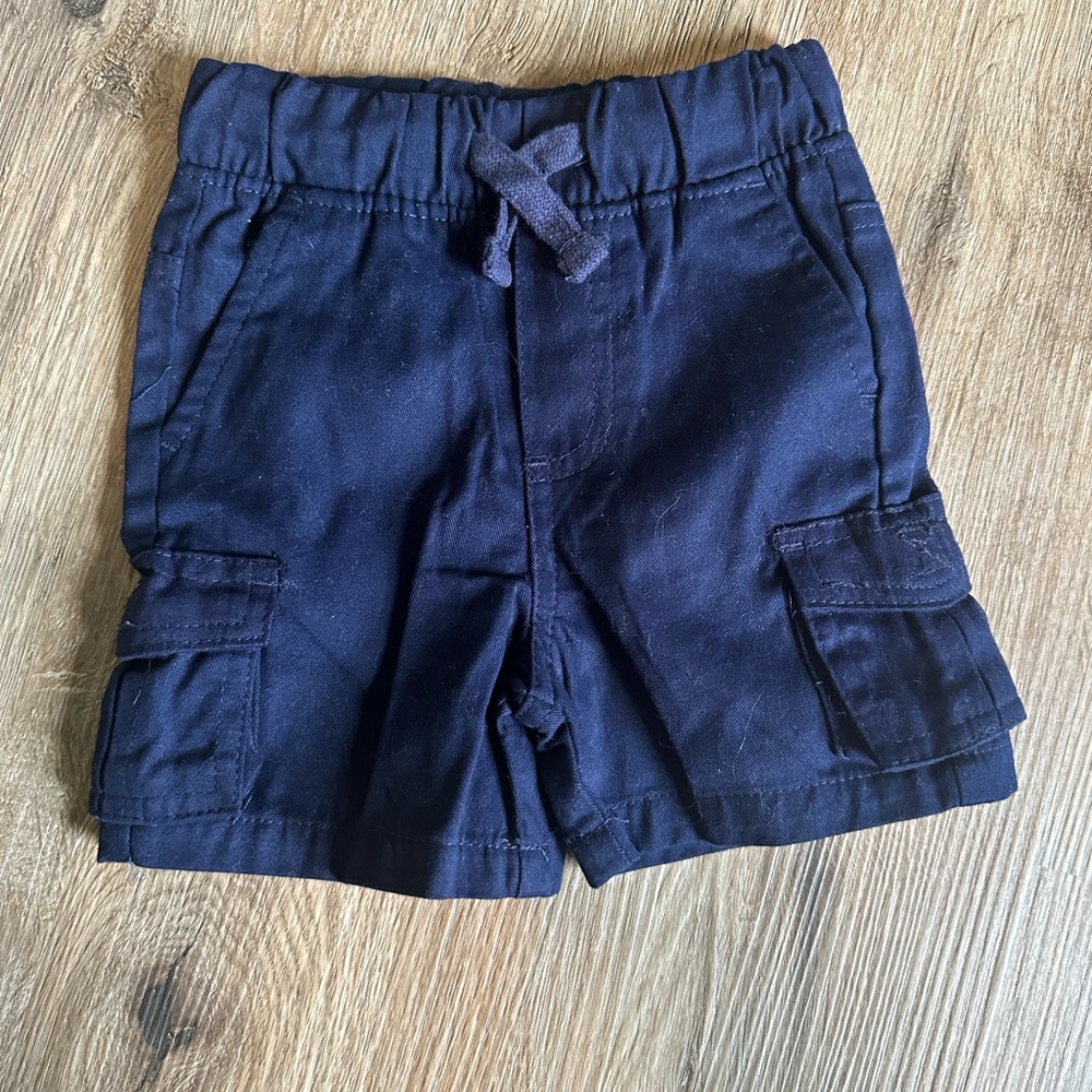 Ben Sherman Dark Blue Kids Cargo Shorts